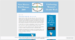 Desktop Screenshot of nmwellwoman.wordpress.com