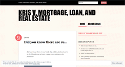 Desktop Screenshot of krisvworksforme.wordpress.com