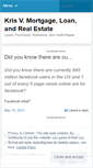 Mobile Screenshot of krisvworksforme.wordpress.com