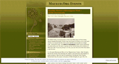 Desktop Screenshot of mauludshareef.wordpress.com