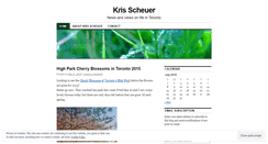 Desktop Screenshot of kscheuer.wordpress.com