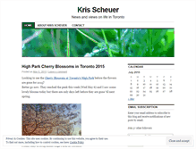 Tablet Screenshot of kscheuer.wordpress.com