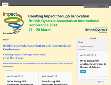 Tablet Screenshot of bdainternationalconference.wordpress.com