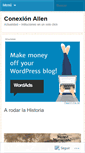 Mobile Screenshot of conexionallen.wordpress.com