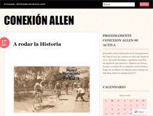 Tablet Screenshot of conexionallen.wordpress.com