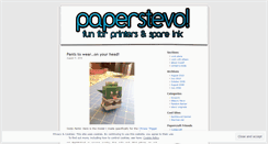 Desktop Screenshot of papercraftbystevo.wordpress.com