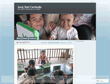 Tablet Screenshot of jumpstartcambodia.wordpress.com