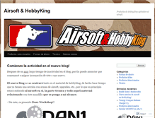 Tablet Screenshot of airsoftyhobbyking.wordpress.com