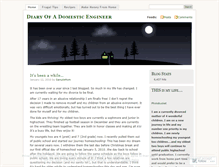 Tablet Screenshot of diaryofadomesticengineer.wordpress.com