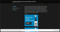 Desktop Screenshot of lucarioriolu.wordpress.com