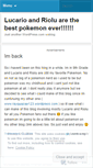 Mobile Screenshot of lucarioriolu.wordpress.com