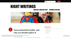 Desktop Screenshot of nitewriting.wordpress.com