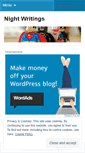 Mobile Screenshot of nitewriting.wordpress.com