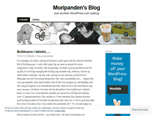 Tablet Screenshot of moripanden.wordpress.com