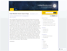 Tablet Screenshot of coldwellbankerutah.wordpress.com