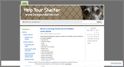 Desktop Screenshot of helpyourshelter.wordpress.com