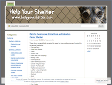 Tablet Screenshot of helpyourshelter.wordpress.com