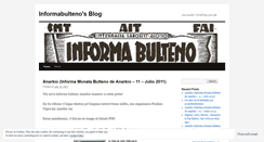 Desktop Screenshot of informabulteno.wordpress.com