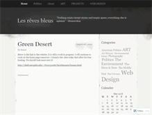 Tablet Screenshot of desertbluez.wordpress.com