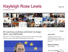 Tablet Screenshot of kayleighroselewis.wordpress.com