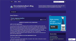 Desktop Screenshot of deverdadestudien.wordpress.com