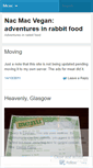Mobile Screenshot of nacmacvegan.wordpress.com