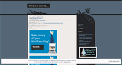 Desktop Screenshot of nikkyhall.wordpress.com