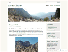 Tablet Screenshot of ancientdelphi.wordpress.com