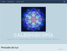 Tablet Screenshot of caleidoscopia.wordpress.com