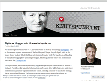 Tablet Screenshot of knutepunktet.wordpress.com