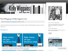 Tablet Screenshot of kellywiggains.wordpress.com