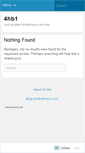 Mobile Screenshot of 4hb1.wordpress.com
