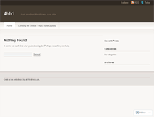 Tablet Screenshot of 4hb1.wordpress.com