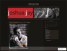 Tablet Screenshot of joshuajay.wordpress.com