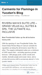 Mobile Screenshot of flamingolakesinyucatan.wordpress.com