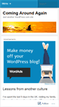 Mobile Screenshot of comingaroundagain.wordpress.com