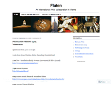 Tablet Screenshot of fluten.wordpress.com