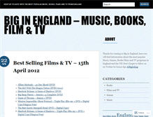 Tablet Screenshot of biginengland.wordpress.com