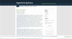 Desktop Screenshot of ingquimicaunah.wordpress.com