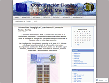 Tablet Screenshot of cdupelmerida.wordpress.com