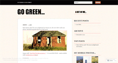 Desktop Screenshot of greenisfuture.wordpress.com