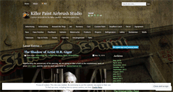 Desktop Screenshot of killerpaint.wordpress.com