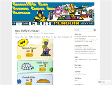 Tablet Screenshot of coonie101clubpenguin.wordpress.com