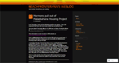 Desktop Screenshot of beachfrontbrynn.wordpress.com