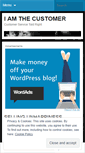 Mobile Screenshot of iamthecustomer.wordpress.com