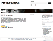 Tablet Screenshot of iamthecustomer.wordpress.com