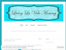 Tablet Screenshot of livinglavidamommy.wordpress.com