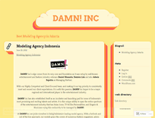 Tablet Screenshot of modelingagencyindonesia.wordpress.com