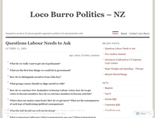 Tablet Screenshot of locoburropolitics.wordpress.com