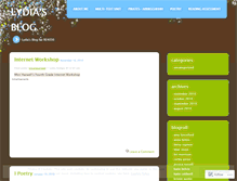 Tablet Screenshot of lydiaeman.wordpress.com